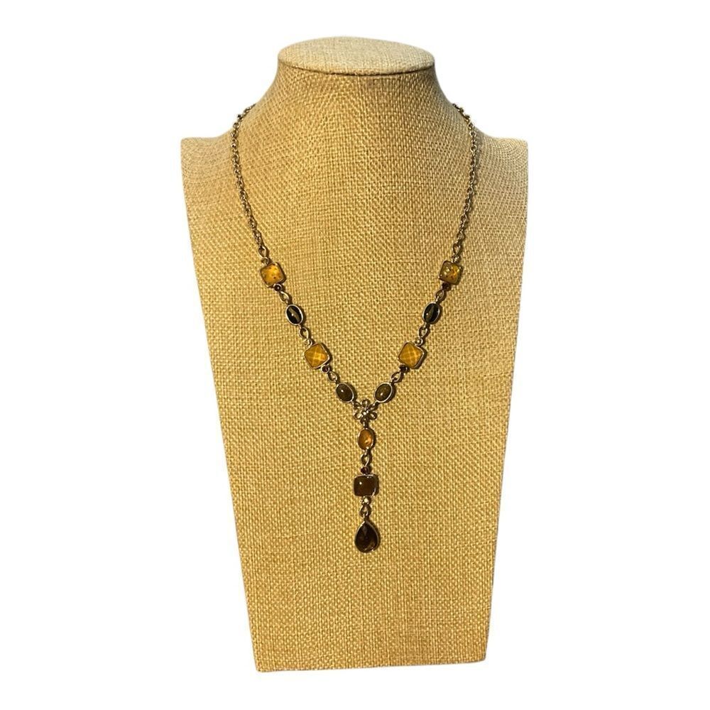 Brown Gemnecklace Preowned Brown Gemnecklace Preowned